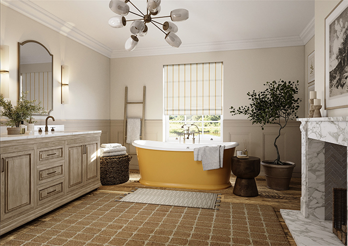 The British Stripe Co. Victoria, Blackpool No.1 - Twist&Fit Roman Blind - Image 7